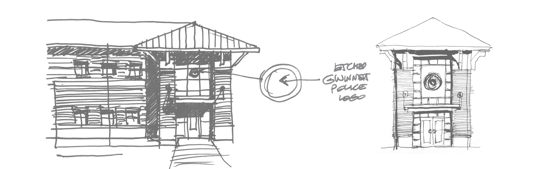 Gwinnett Police Training Addition_concept sketches edit